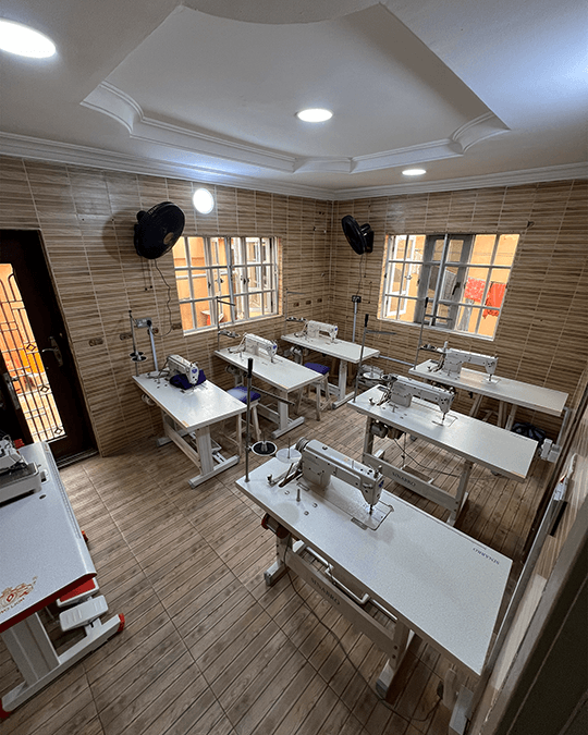 TEFA fashion students training